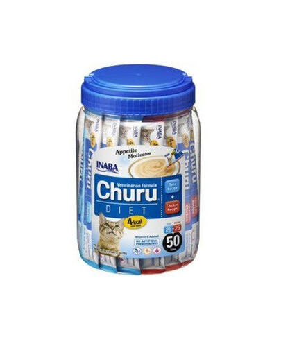 INABA Churu Diet 50x14g Thunfisch und Huhn