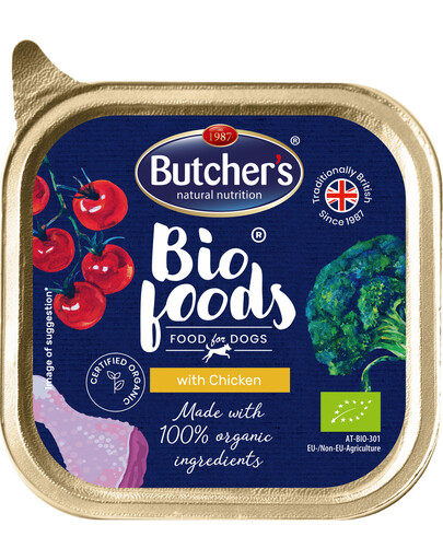 BUTCHER'S BIO foods Hühnerpastete für Hunde 150 g