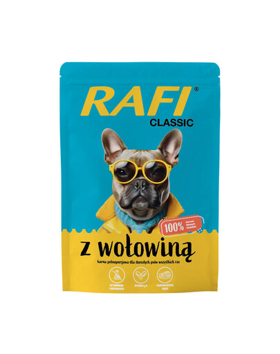 RAFI Classic Mix Geschmacks Huhn und Rind für Hunde 20x400g