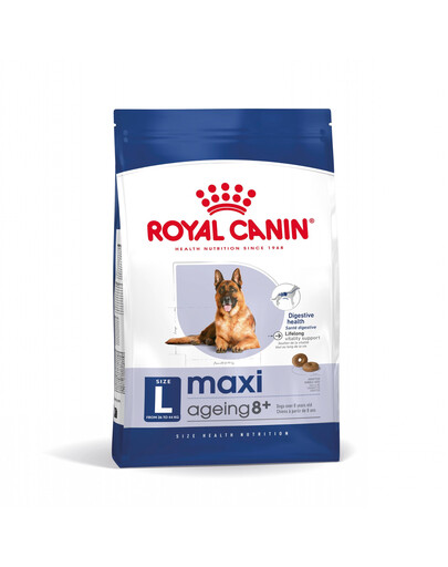 ROYAL CANIN MAXI Ageing 8+ Trockenfutter für ausgewachsene Hunde, große Rassen 15 kg