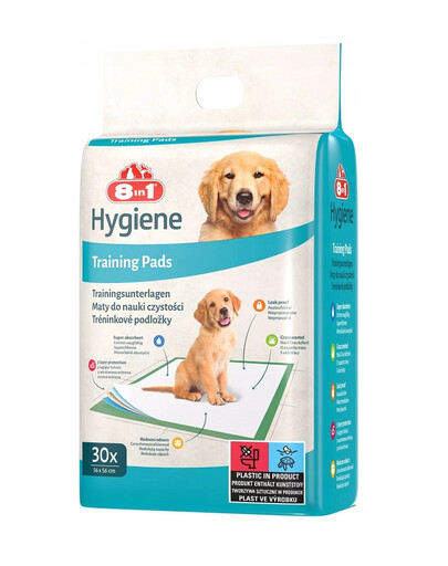 8in1 Trainingsunterlagen für Hunde 56x56 cm 30 Stück