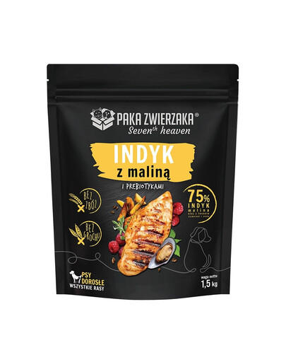 PAKA ZWIERZAKA Putenfutter mit Himbeere 1,5 kg