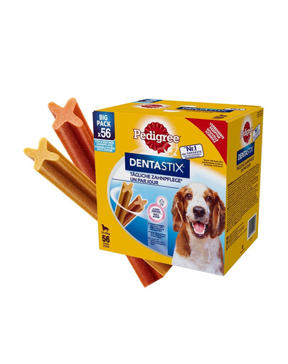 PEDIGREE Dentastix mittelgroße Rassen 56 St. ( 8 x180g )