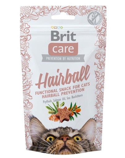 BRIT Care Cat Snack Hairball Katzenleckerli 50g