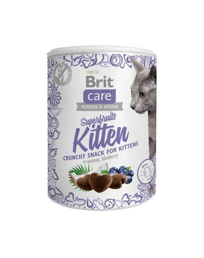 BRIT Care Cat Snack Superfruits Kitten Snack für Kätzchen 6x100g