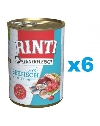 RINTI Kennerfleisch Seefisch 6x400 g