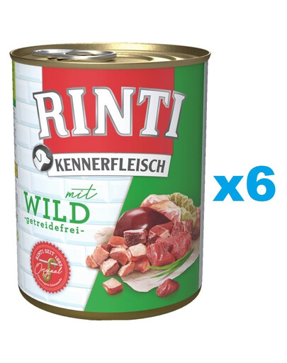 RINTI Kennerfleisch Wildfleisch 6x400g
