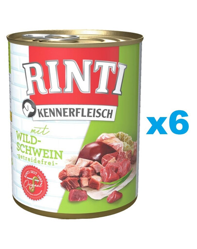RINTI Kennerfleisch Wildschwein 6x400g
