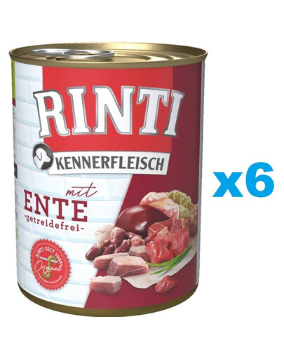 RINTI Kennerfleisch Ente 6x400g