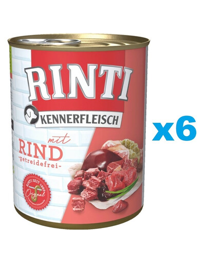 RINTI Kennerfleisch Rind 6x400g