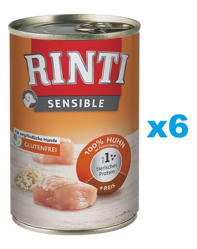 RINTI Sensible Huhn mit Reis 6x400g