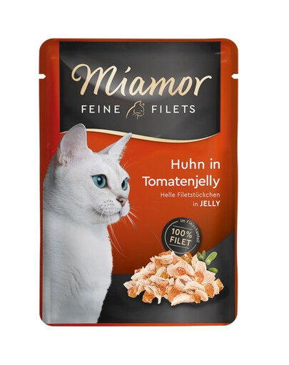 MIAMOR Feline Filets Huhn mit Tomate in Gelee 6x100 g