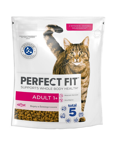 PERFECT FIT (Adult 1+) 750g Reich an Lachs – Trockenfutter für Katzen