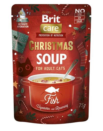 BRIT Care Cat Christmas soup fish 75 g Festliche Lachssuppe für Katzen