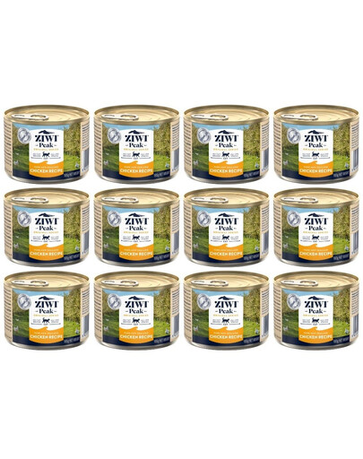 ZIWIPEAK Cat Chicken Kurczak 12 x 185 g
