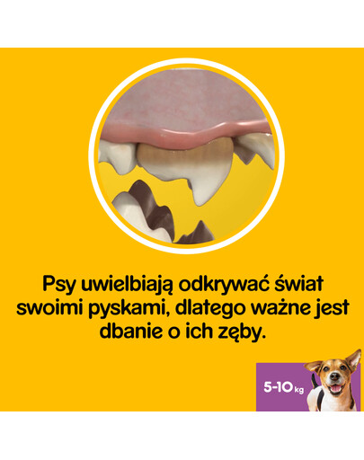 PEDIGREE DentaStix (małe rasy) przysmak dentystyczny dla psów 28 szt. - 4x110g