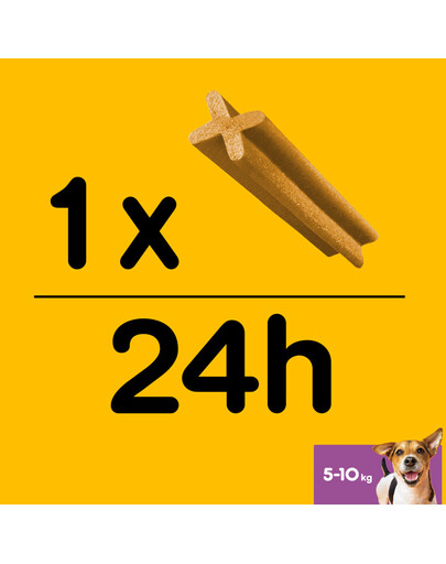 PEDIGREE DentaStix (małe rasy) przysmak dentystyczny dla psów 28 szt. - 4x110g