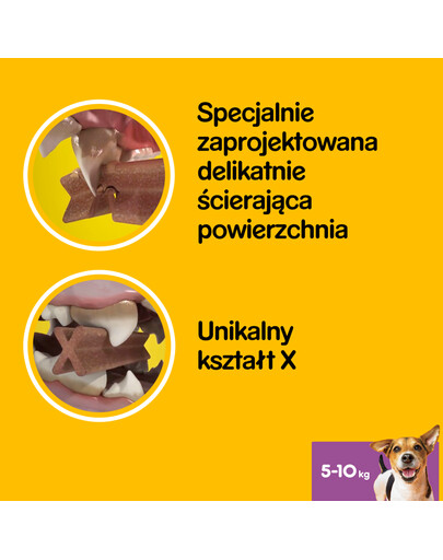 PEDIGREE DentaStix (małe rasy) przysmak dentystyczny dla psów 28 szt. - 4x110g
