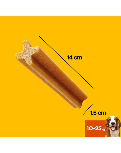 PEDIGREE DentaStix (średnie rasy) przysmak dentystyczny dla psów 28 szt 4x180g
