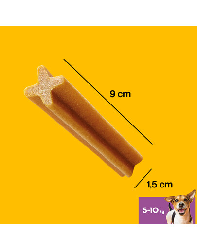 PEDIGREE DentaStix (małe rasy) przysmak dentystyczny dla psów 28 szt. - 4x110g