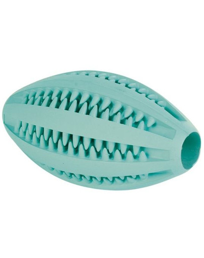 TRIXIE Mintfresh Rugbyball, Naturgummi 11.5 cm