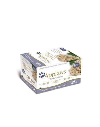 APPLAWS Cat 8 x 60g Multipack Chicken Selection