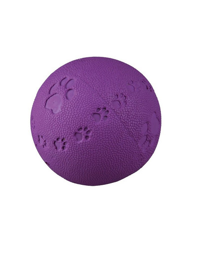 TRIXIE Spielball mit Pfotenabdruck, Quietscher 7 cm