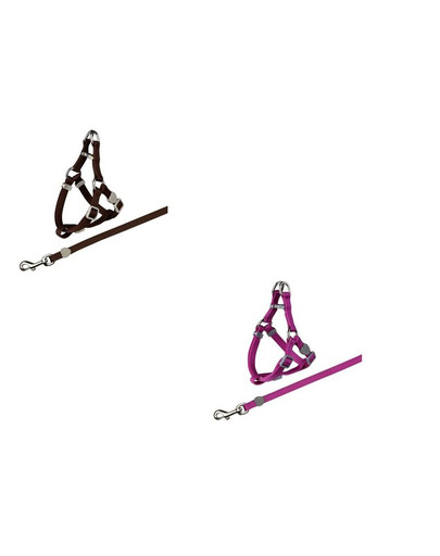 TRIXIE  One Touch Katzengeschirr mit Leine 26-37 cm