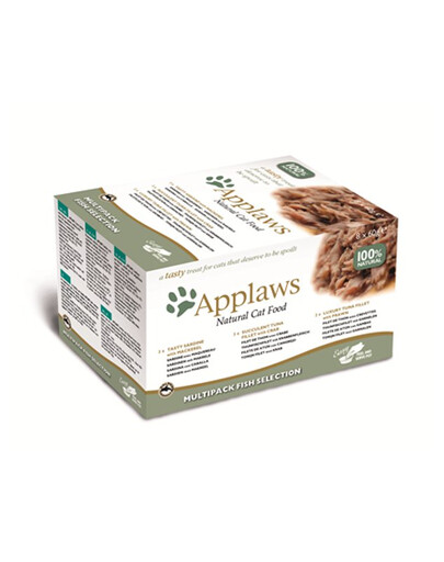APPLAWS Cat Multipack Fisch Selection 60 g x 8
