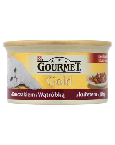GOURMET Gold Huhn und Leber in Sauce 85 g