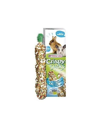 VERSELE-LAGA CRISPY MEGA STICKS KANINCHEN/CHINCHILLAS BERGTAL 140g