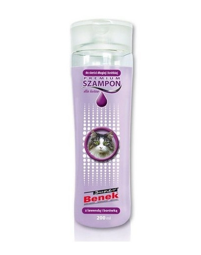 BENEK Premium Shampoo für Katzen Lavendel 200 ml