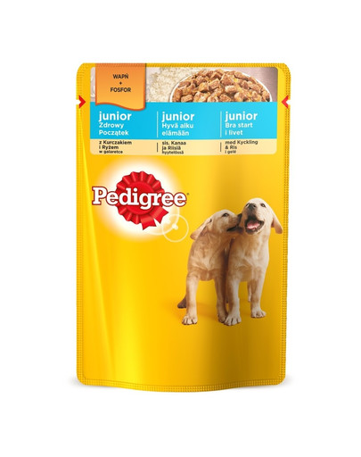 PEDIGREE Junior Huhn mit Reis in Gelee 100g