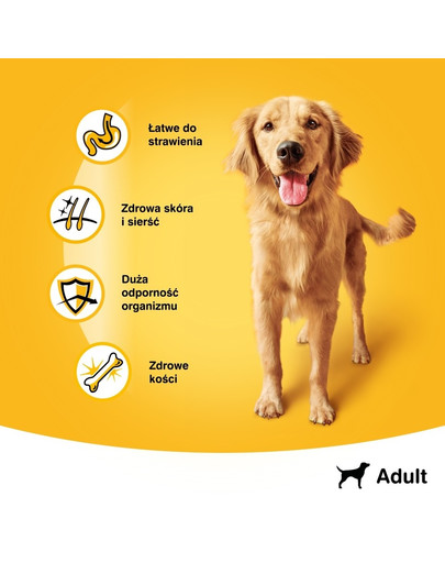 PEDIGREE Adult Geleestücke mit Rindfleisch und Leber 100g