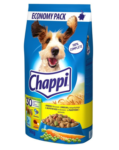 Chappi mit Geflügel und Gemüse  9 kg