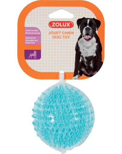 ZOLUX Spielzeug Pop Ball mit Spikes 8 cm Türkis