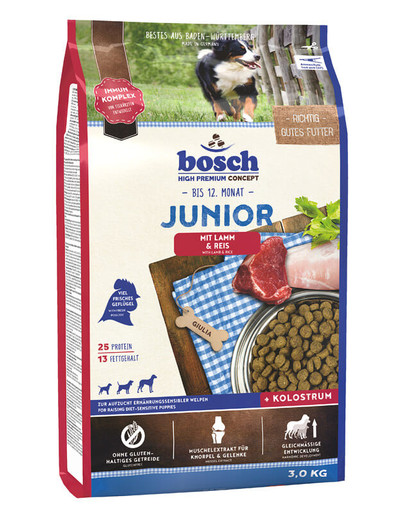 BOSCH Junior Lamm & Reis 3 kg