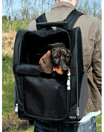 TRIXIE Trolley/Rucksack für Hund 32×45×25 cm
