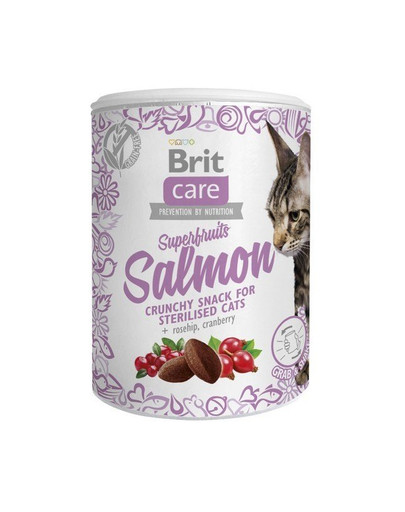 BRIT Care Cat Snack Superfruits Salmon 100g