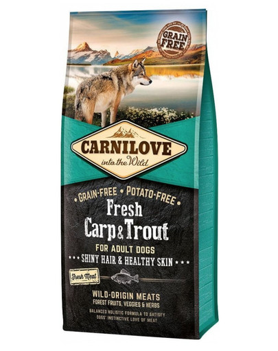 CARNILOVE Adult Fresh Carp & Trout 12 kg