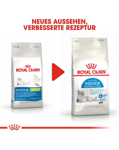 ROYAL CANIN INDOOR Appetite Control Trockenfutter für übergewichtige Wohnungskatzen 400 g