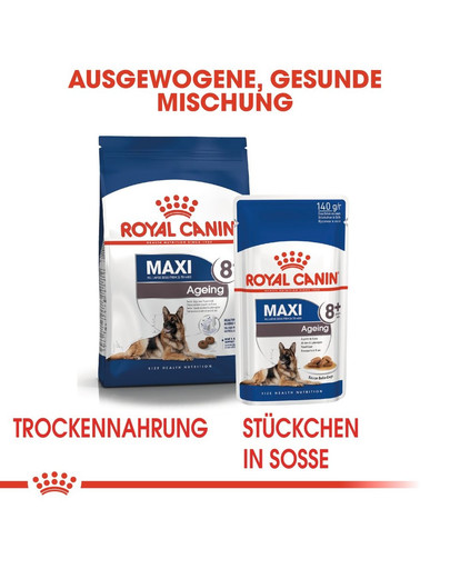 ROYAL CANIN MAXI Ageing 8+ Trockenfutter für ausgewachsene Hunde, große Rassen 15 kg