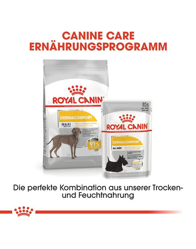 ROYAL CANIN MAXI Dermacomfort Trockenfutter für große Hunde mit empfindlicher Haut 12 kg