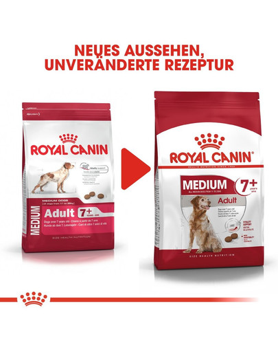 ROYAL CANIN MEDIUM Adult 7+ Trockenfutter für ältere mittelgroße Hunde 15 kg