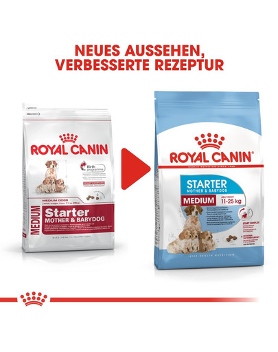 ROYAL CANIN MEDIUM Starter für tragende Hündin und Welpen 4 kg