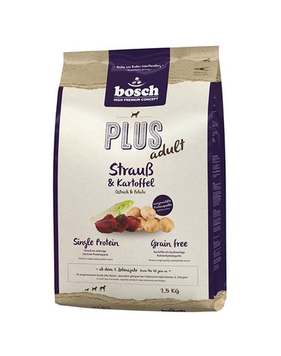 BOSCH PLUS Adult Strauß & Kartoffel 2,5 kg