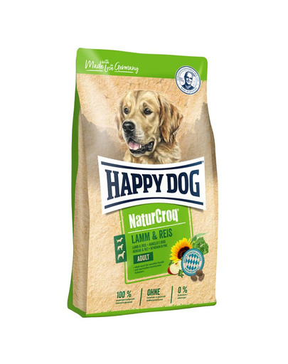 HAPPY DOG NaturCroq Lamm & Reis 15 kg