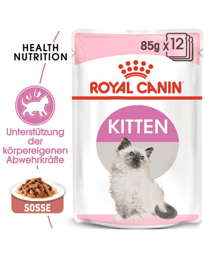ROYAL CANIN KITTEN Nassfutter in Soße für Kätzchen 12x85g