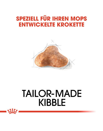 ROYAL CANIN Pug Adult Hundefutter trocken für Mops 1,5 kg