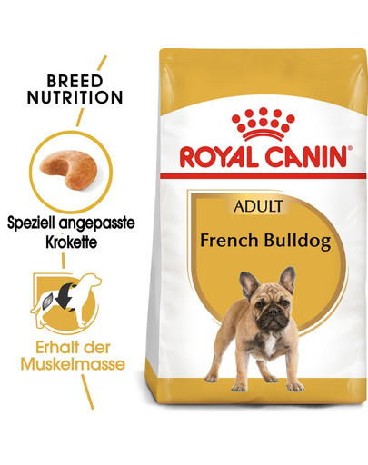 ROYAL CANIN French Bulldog Adult Hundefutter trocken für Französische Bulldoggen 3 kg